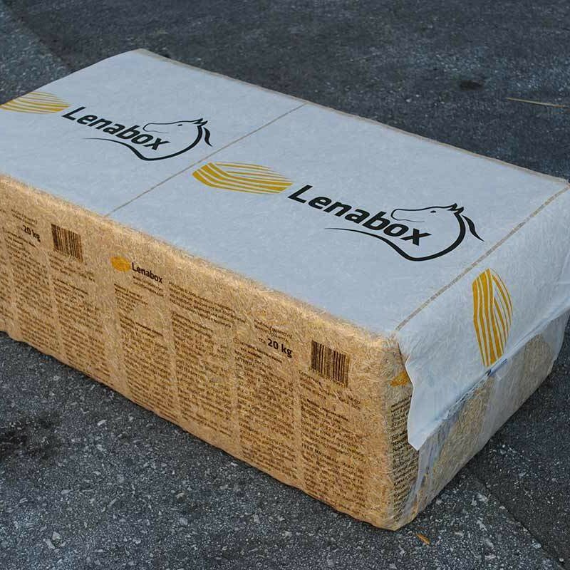 Lenabox straw 20-kilogram bale