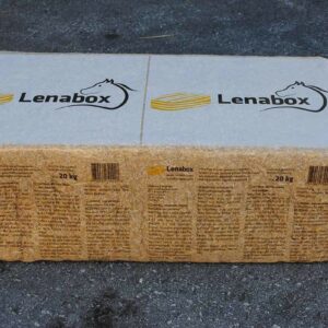 Lenabox Strohballen in Packungen von 20 kg