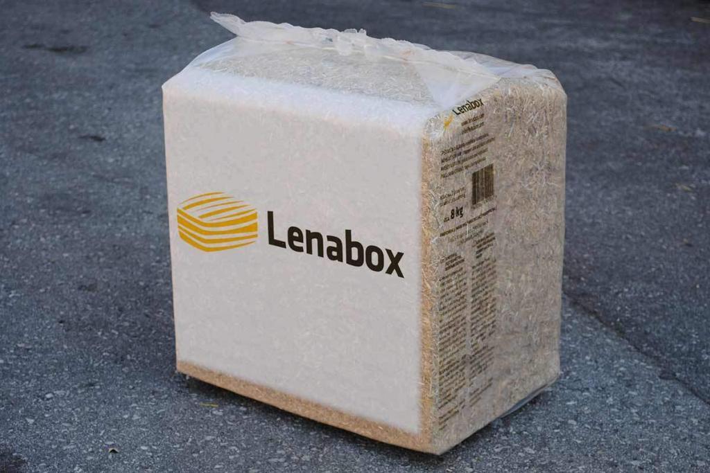 Lenabox bala slame v pakiranju 8 kg