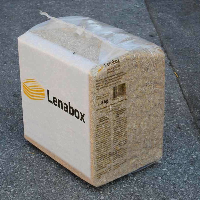 Lenabox bala slame v pakiranju 8 kg