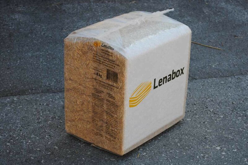 Lenabox bala slame v pakiranju 8 kg