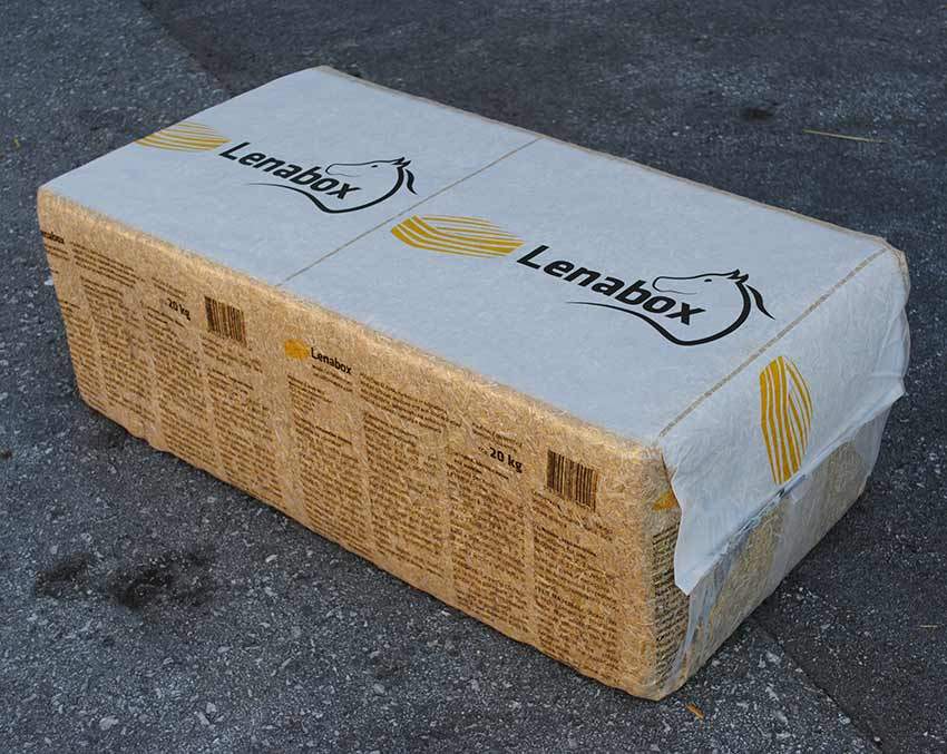 Lenabox straw 20-kilogram bale